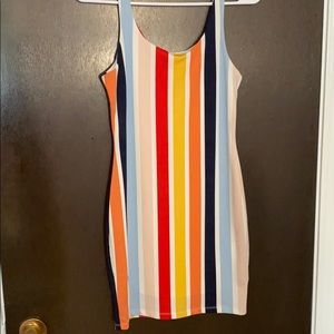 Super fun striped dress size small